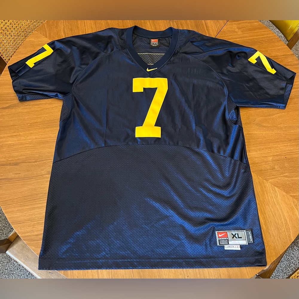 Vintage Nike Michigan Wolverines #7 Football Jersey